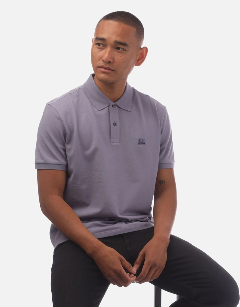 Stretch Piquet Logo Polo Shirt