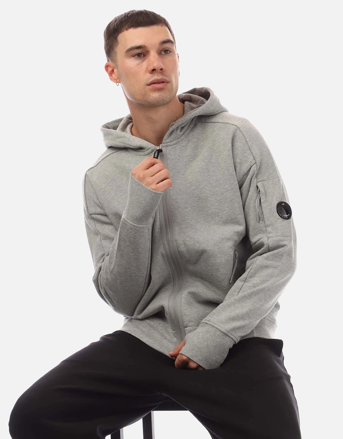 Lens Zip Through Hoodie