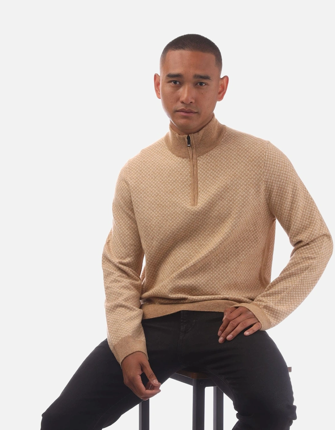H-Eltorino Quarter-Zip Sweater