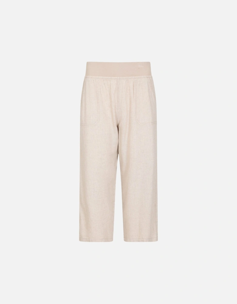 Womens/Ladies Skye Linen Blend Capri