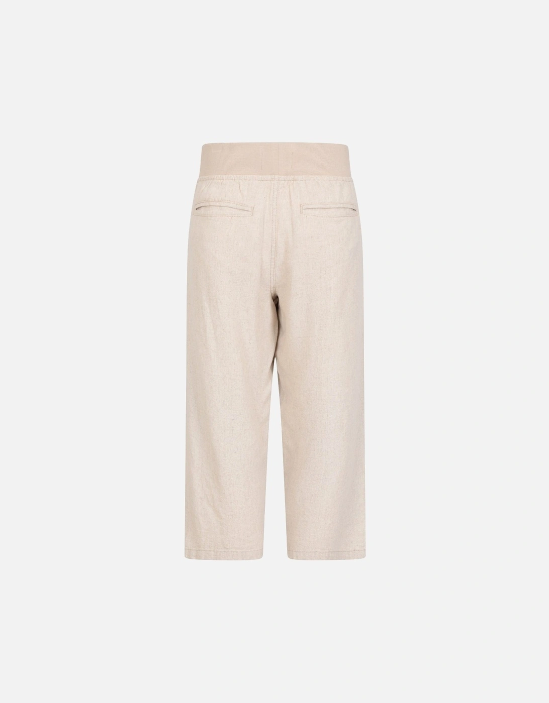 Womens/Ladies Skye Linen Blend Capri