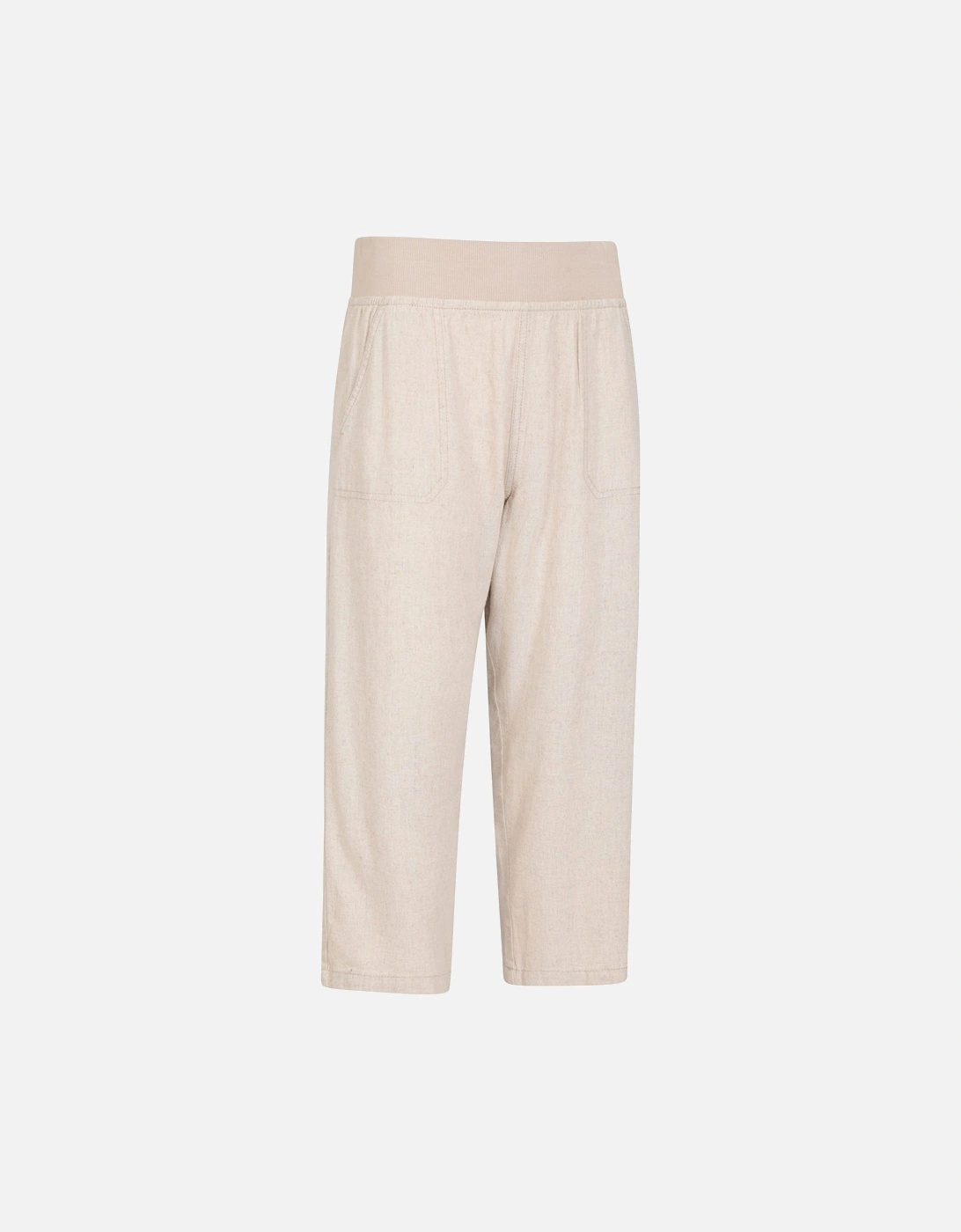 Womens/Ladies Skye Linen Blend Capri
