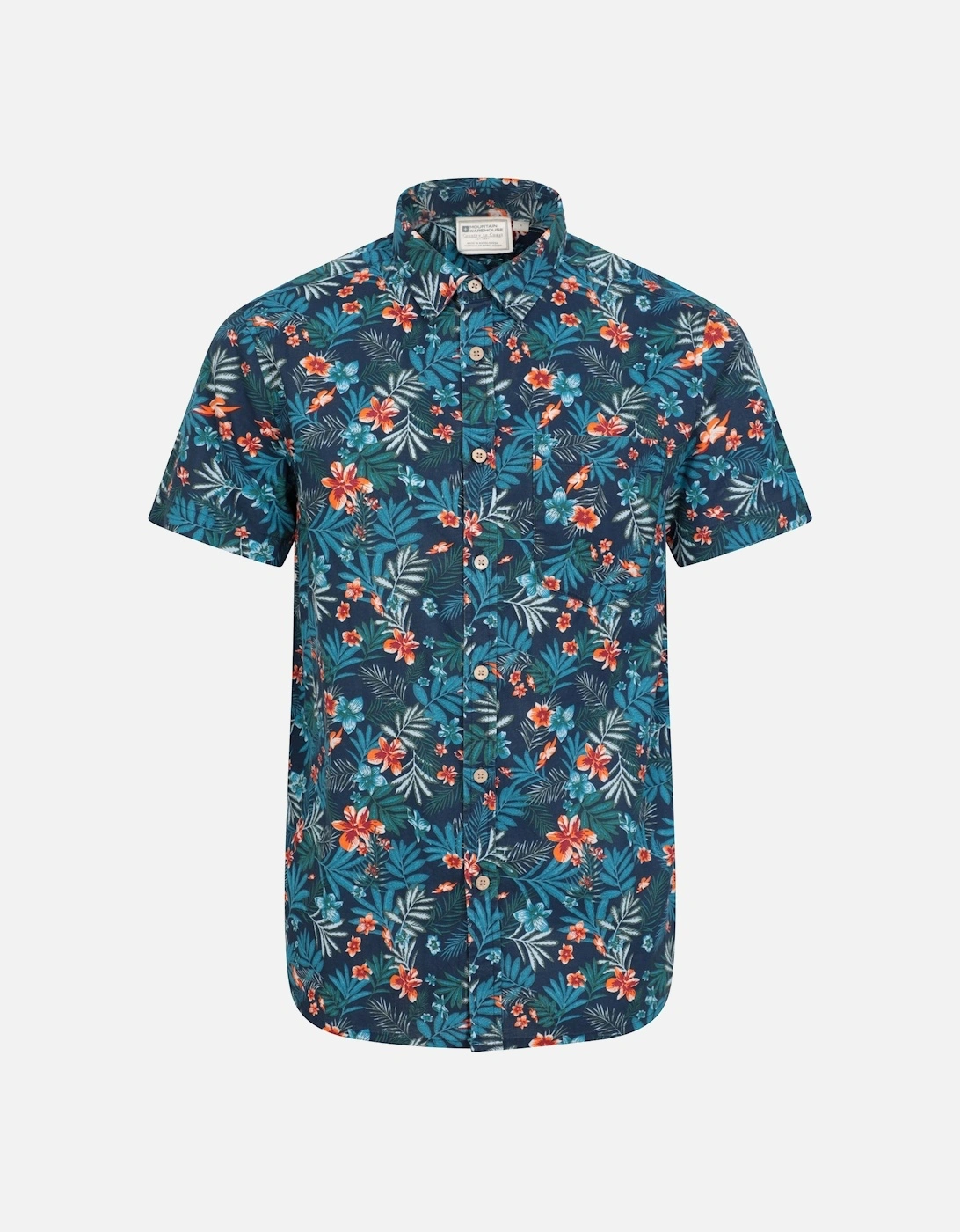 Mens Tropical Short-Sleeved Shirt, 5 of 4