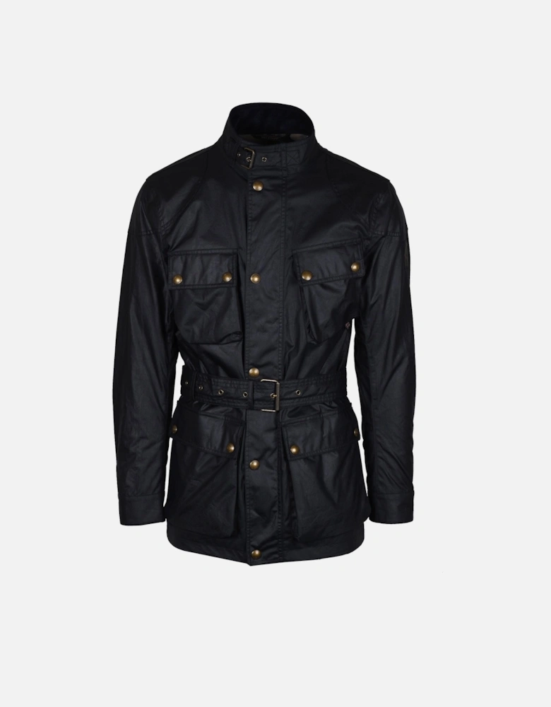 Trialmaster Waxed Jacket Dark Navy