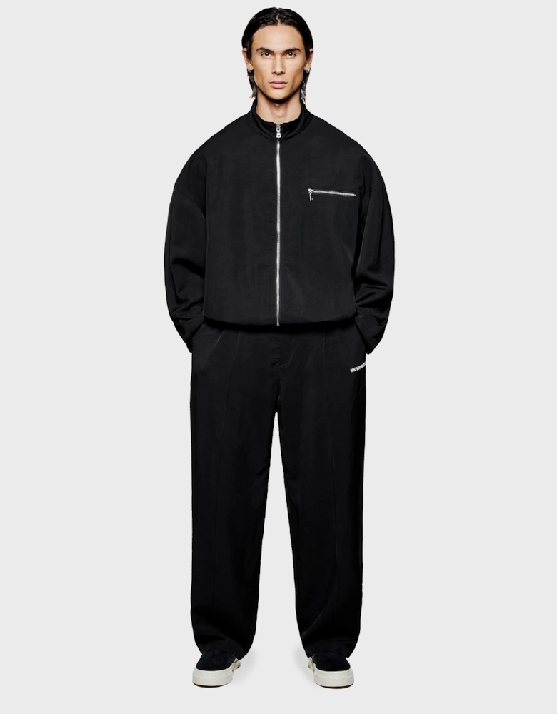Viscose Linen Track Jacket