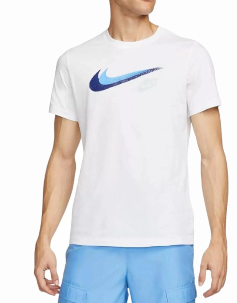 Signature T-Shirt Men's White/Blue