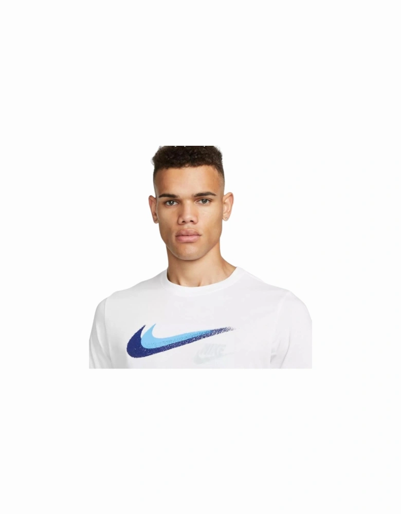 Signature T-Shirt Men's White/Blue