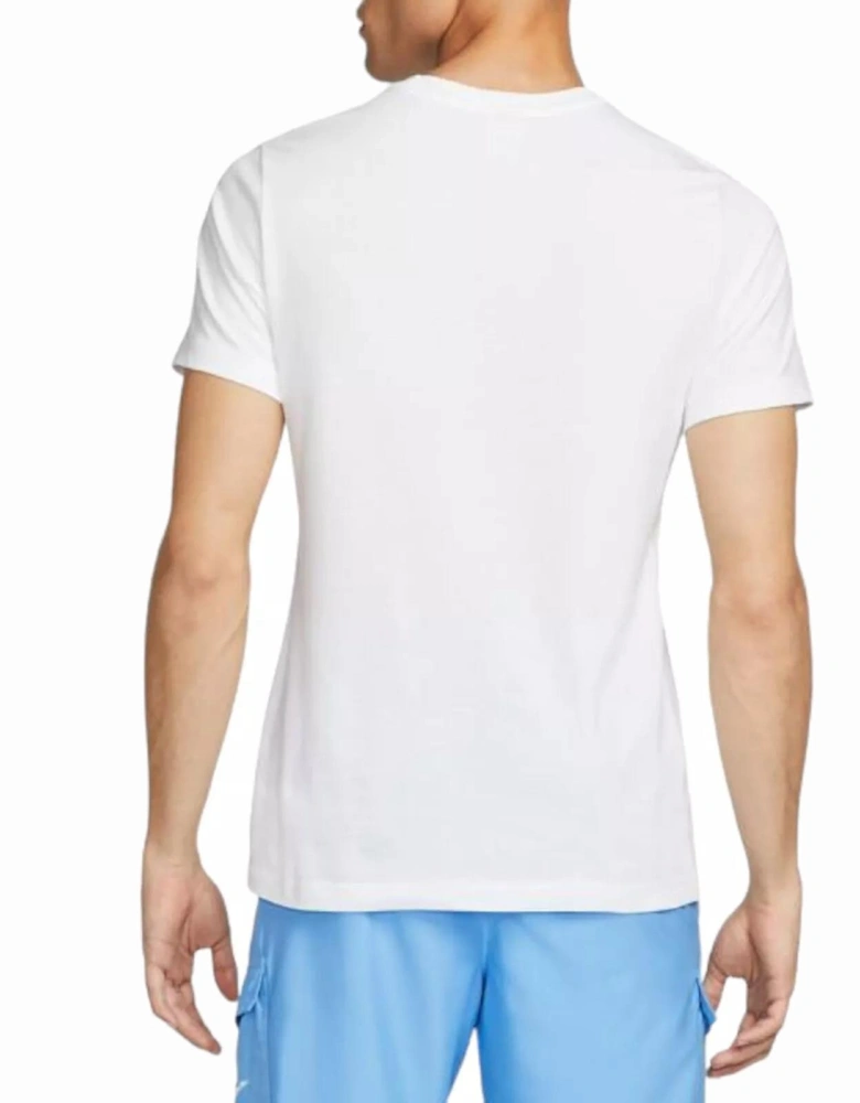 Signature T-Shirt Men's White/Blue