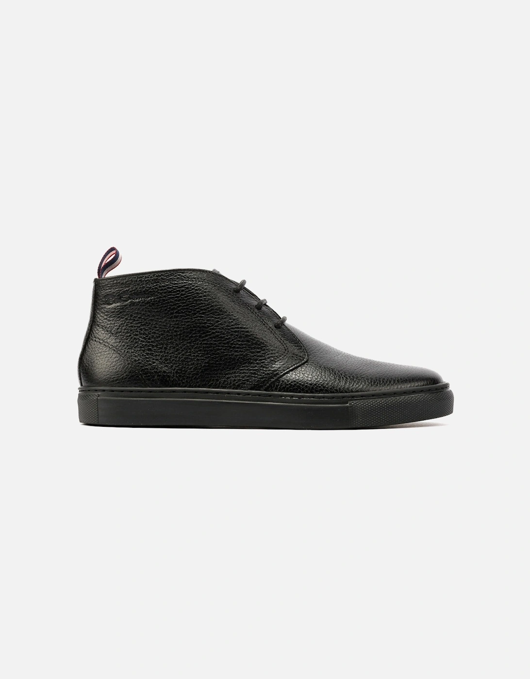 Parka Leather Men's Black Boots