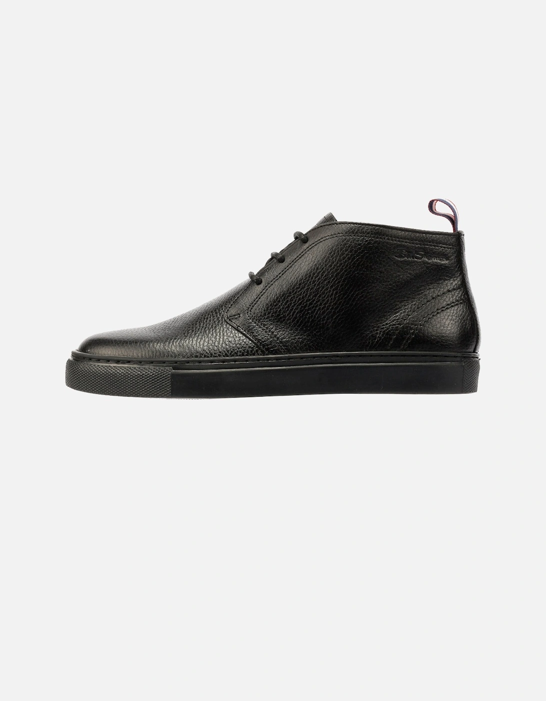 Parka Leather Men's Black Boots