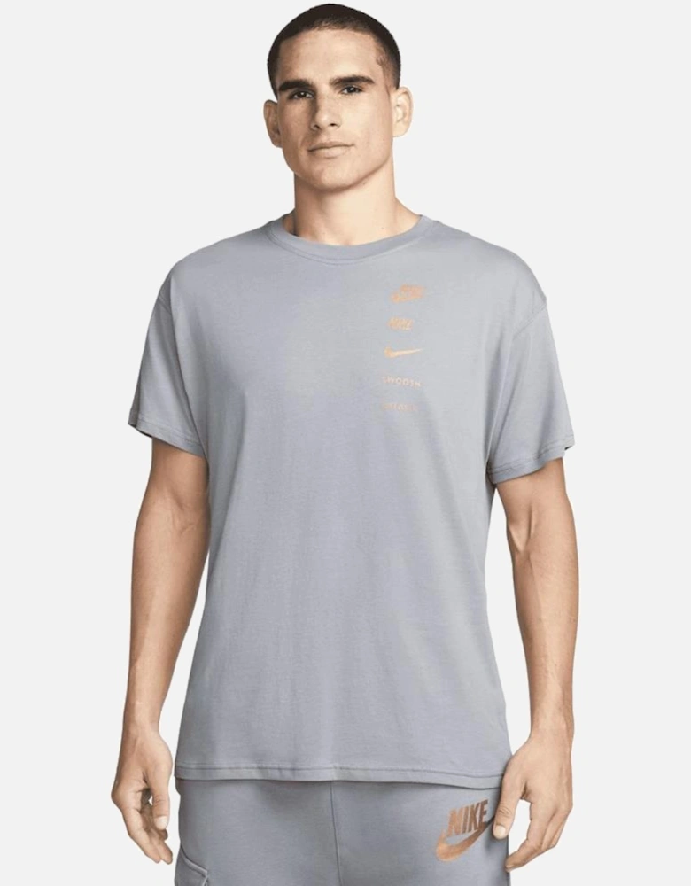Sportswear Grey Gold Men's T-Shirt
