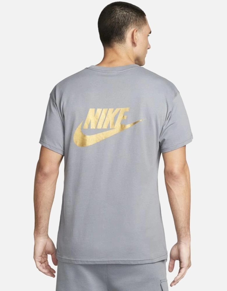 Sportswear Grey Gold Men's T-Shirt