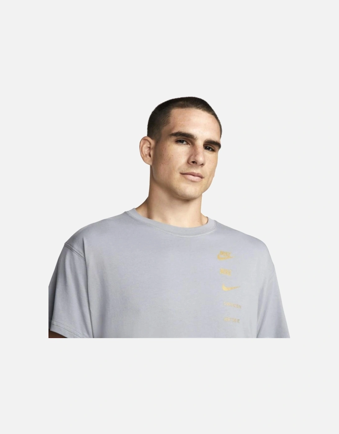 Sportswear Grey Gold Men's T-Shirt