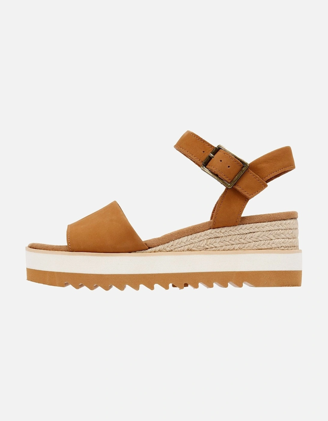 Diana Leather Women's Tan Wedges