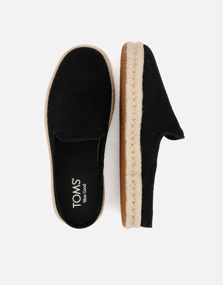 Santiago Suede Men's Black Mules