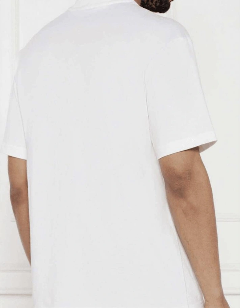 Te_Dye Relaxed Fit White T-Shirt
