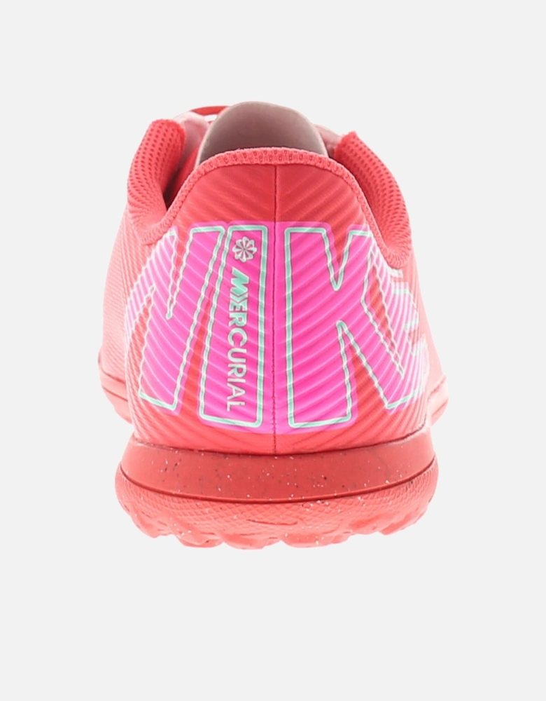 Boys Football Trainers Jr Vapor 16 Club Tf Lace Up Astro Turf Boots Pink UK