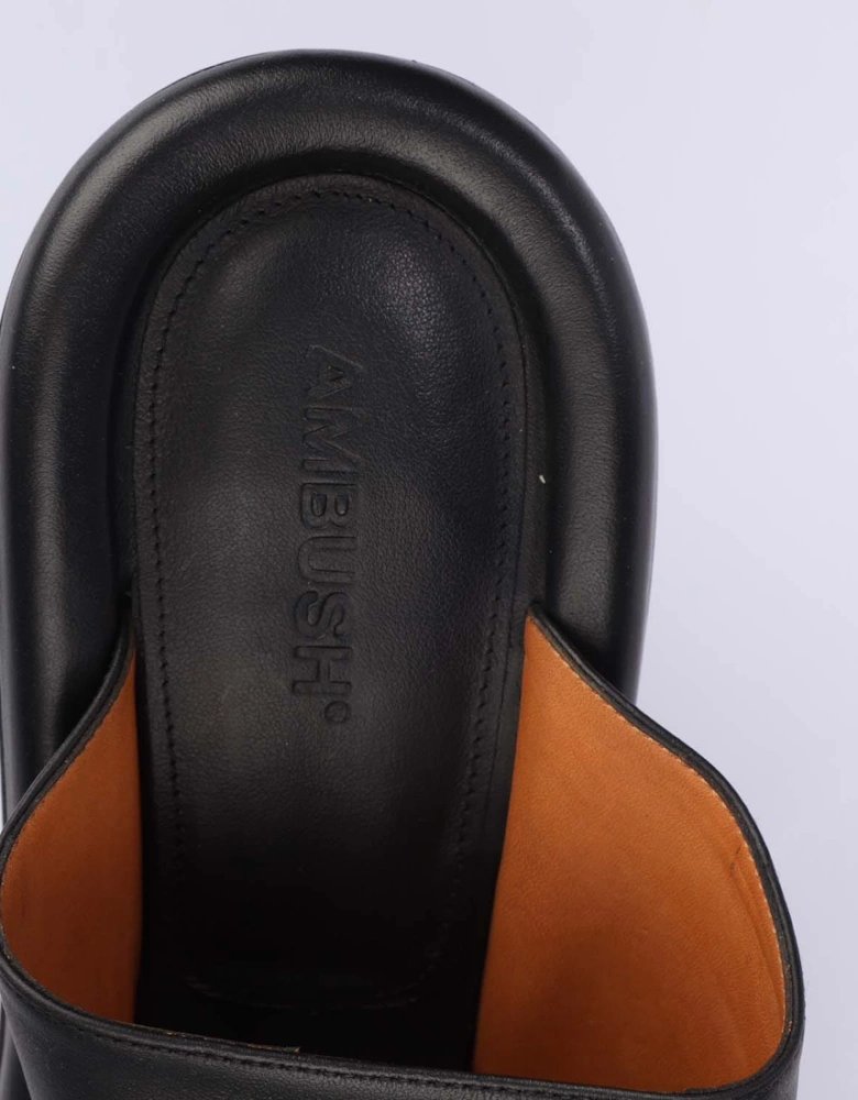 Leather Cushion Mules