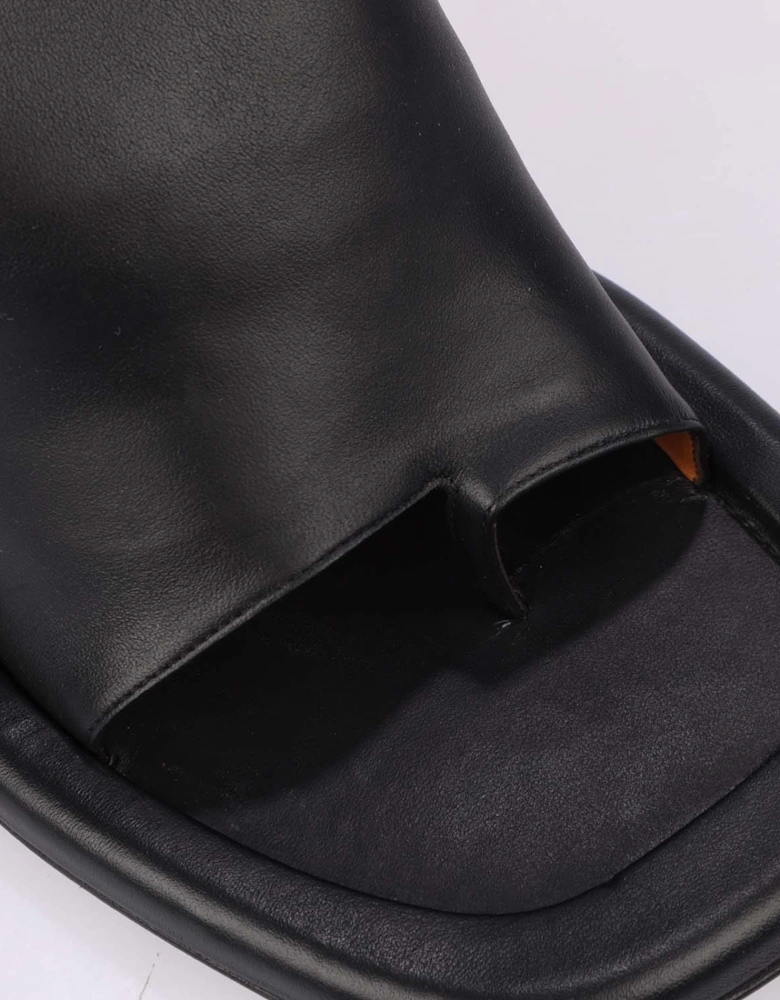 Leather Cushion Mules