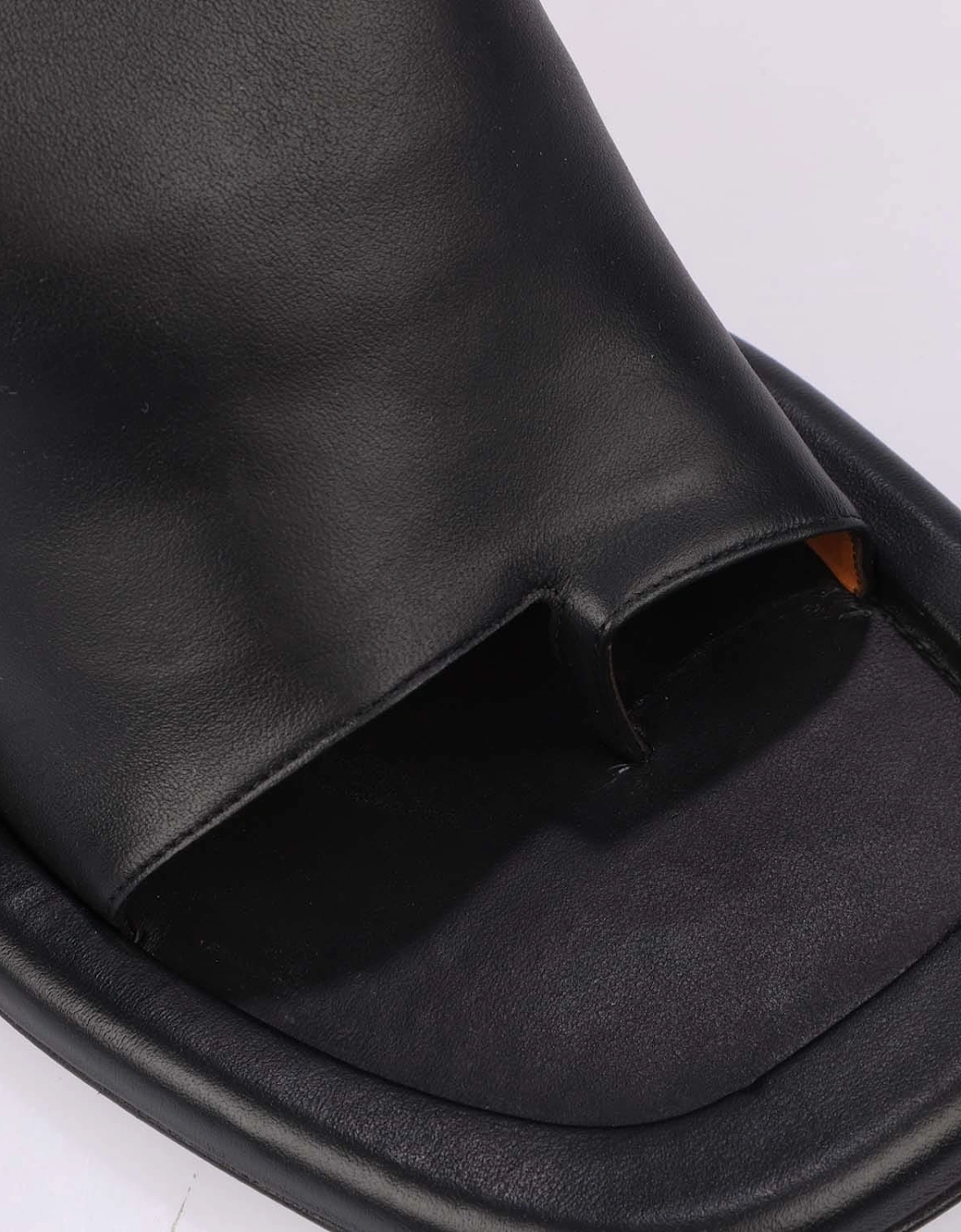 Leather Cushion Mules