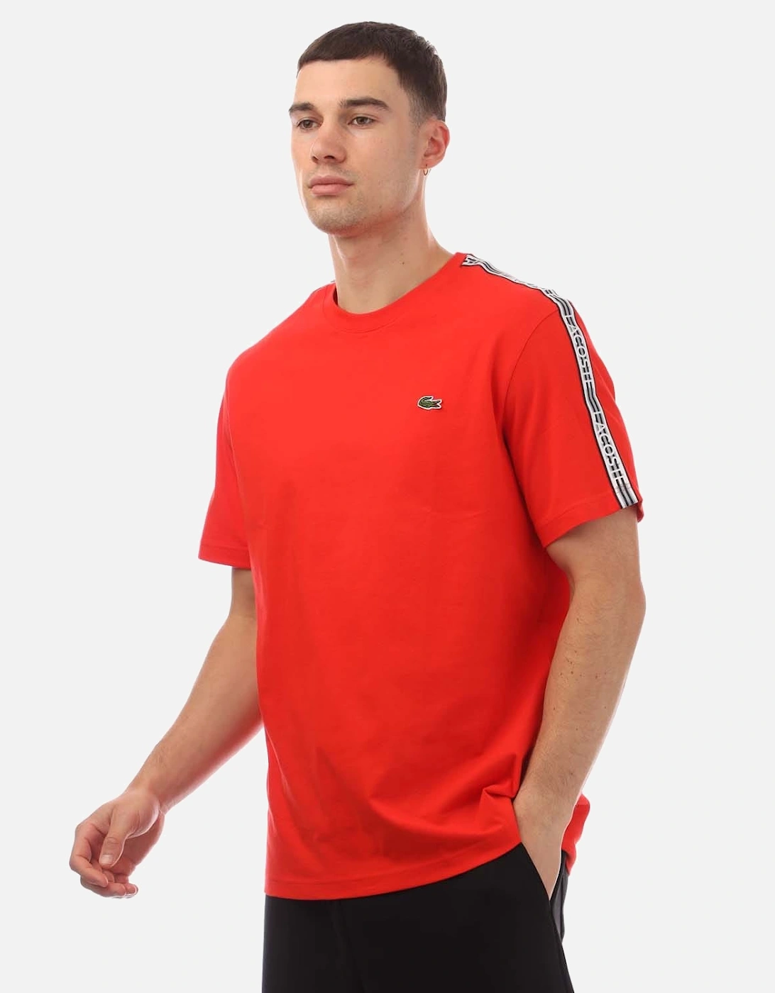 Regular Fit Logo Stripe T-Shirt, 5 of 4