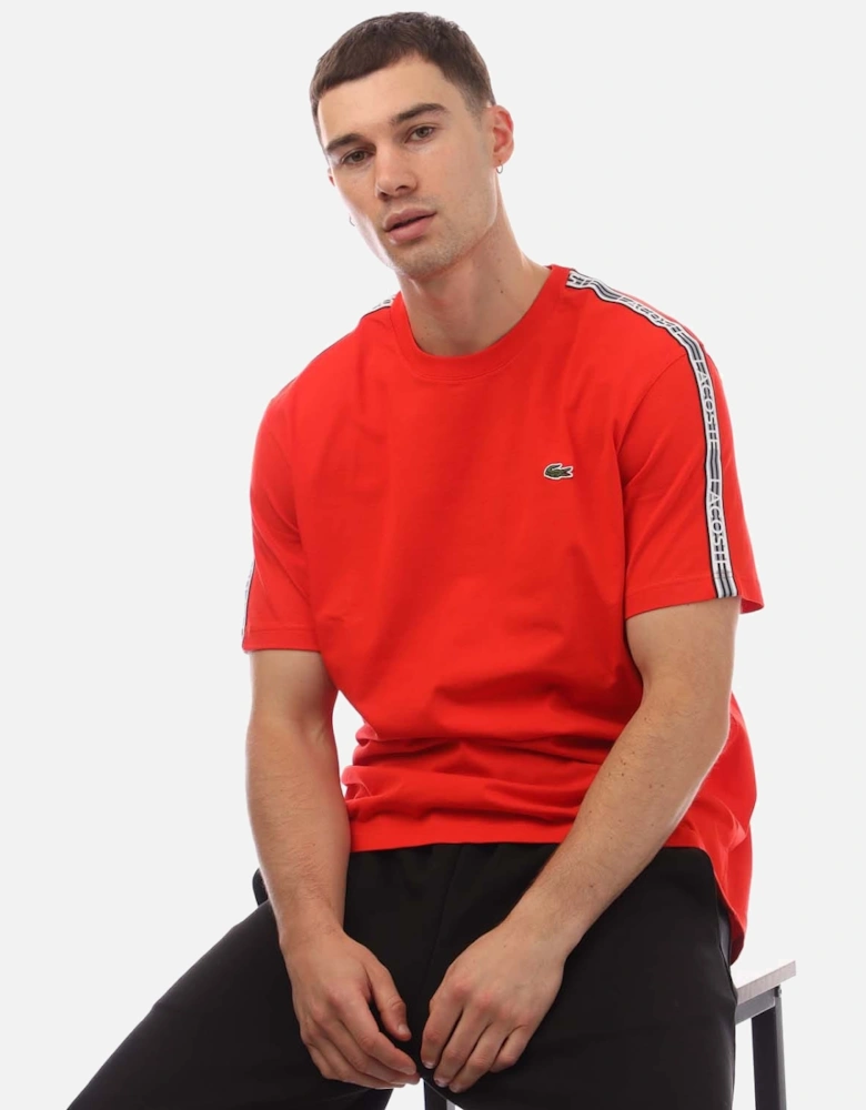 Regular Fit Logo Stripe T-Shirt