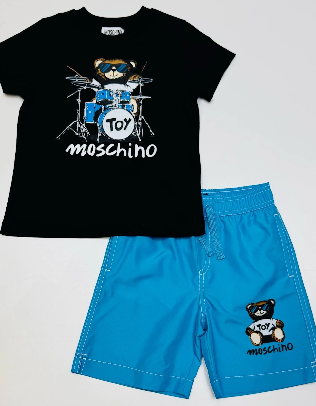 DRUMMER BLACK AND BLUE SHORT SET, 2 of 1