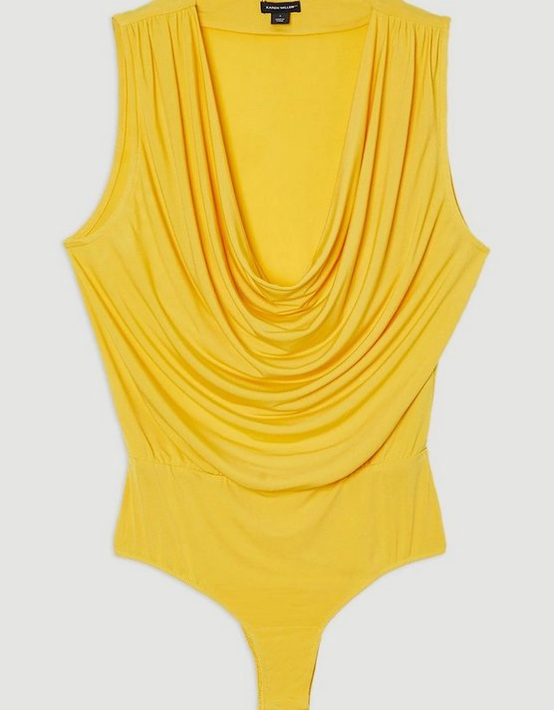Cowl Neck Jersey Bodysuit