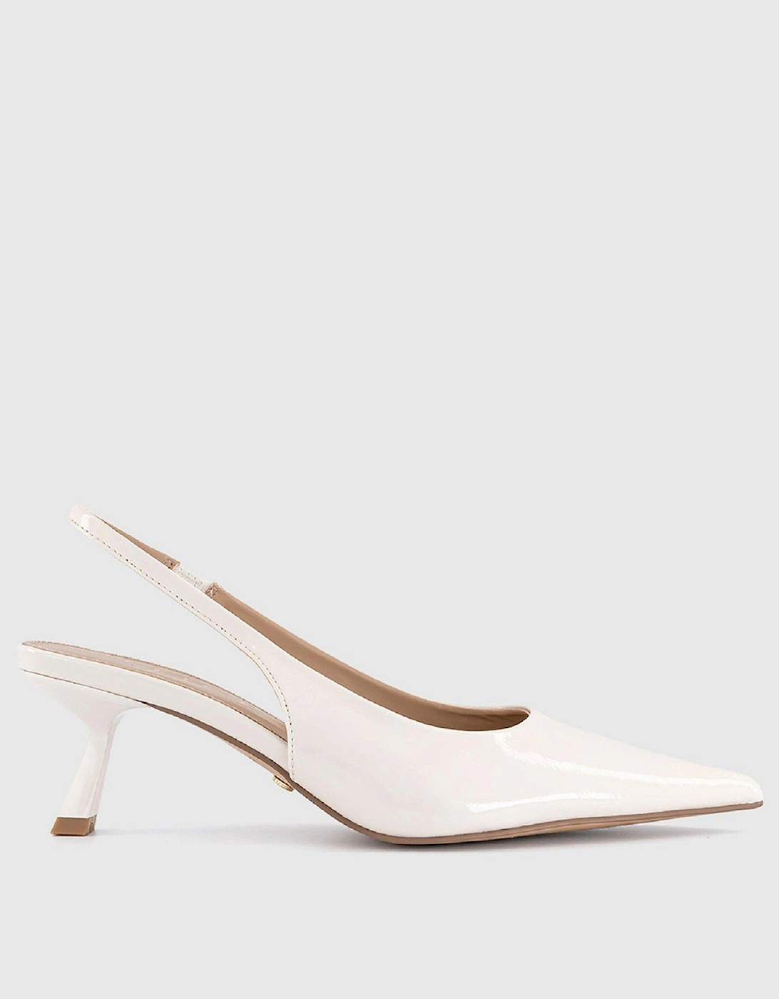 Million Dollar Slingback Kitten Heels - Cream, 2 of 1