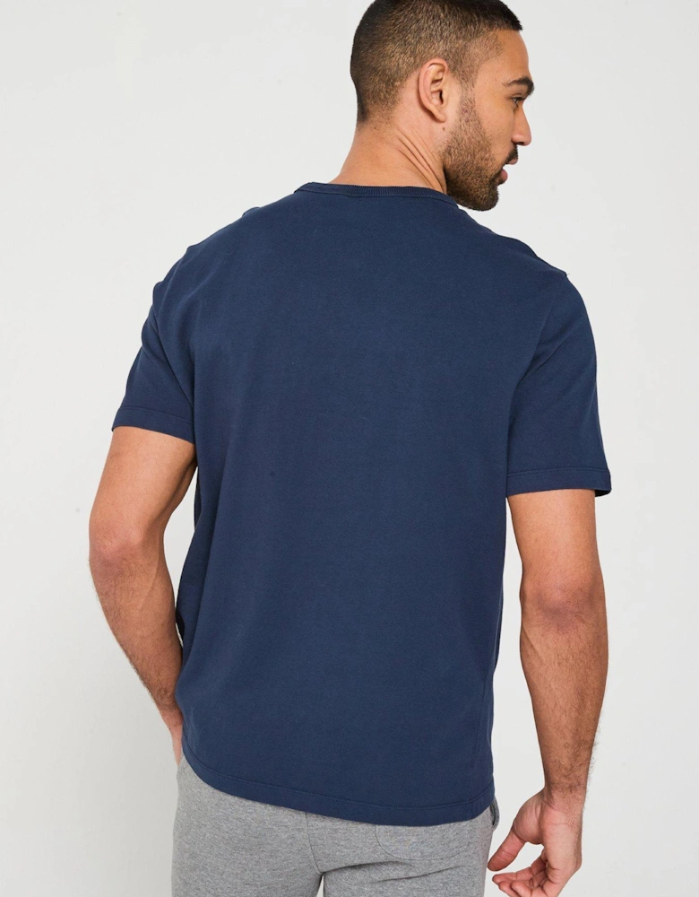 Newport Chest Logo T-Shirt - Navy