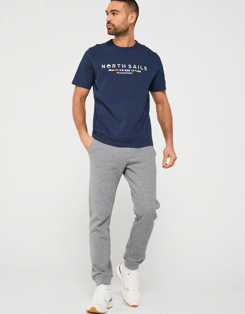 Newport Chest Logo T-Shirt - Navy