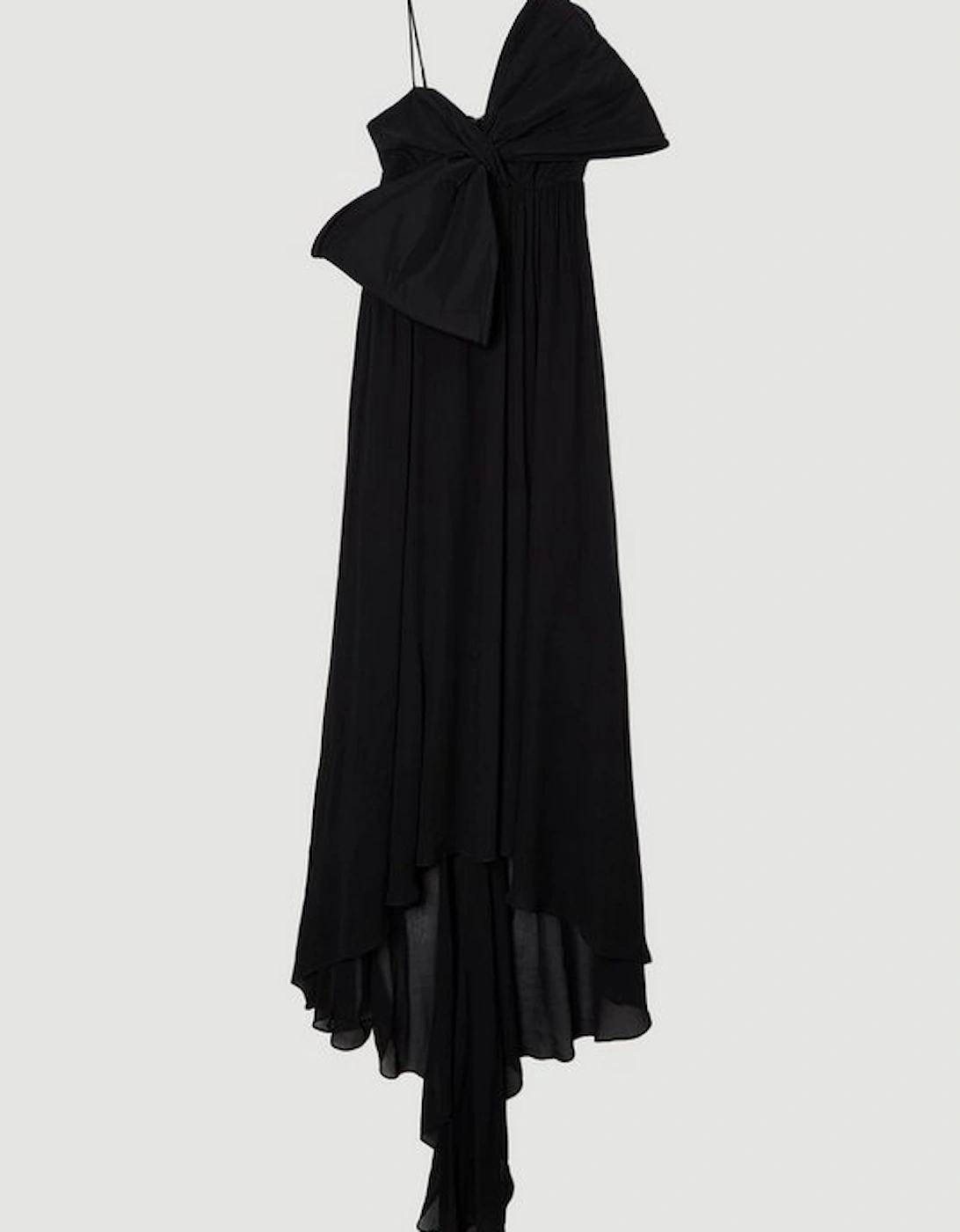 Tall Taffeta Bow Detail Woven Maxi Dress