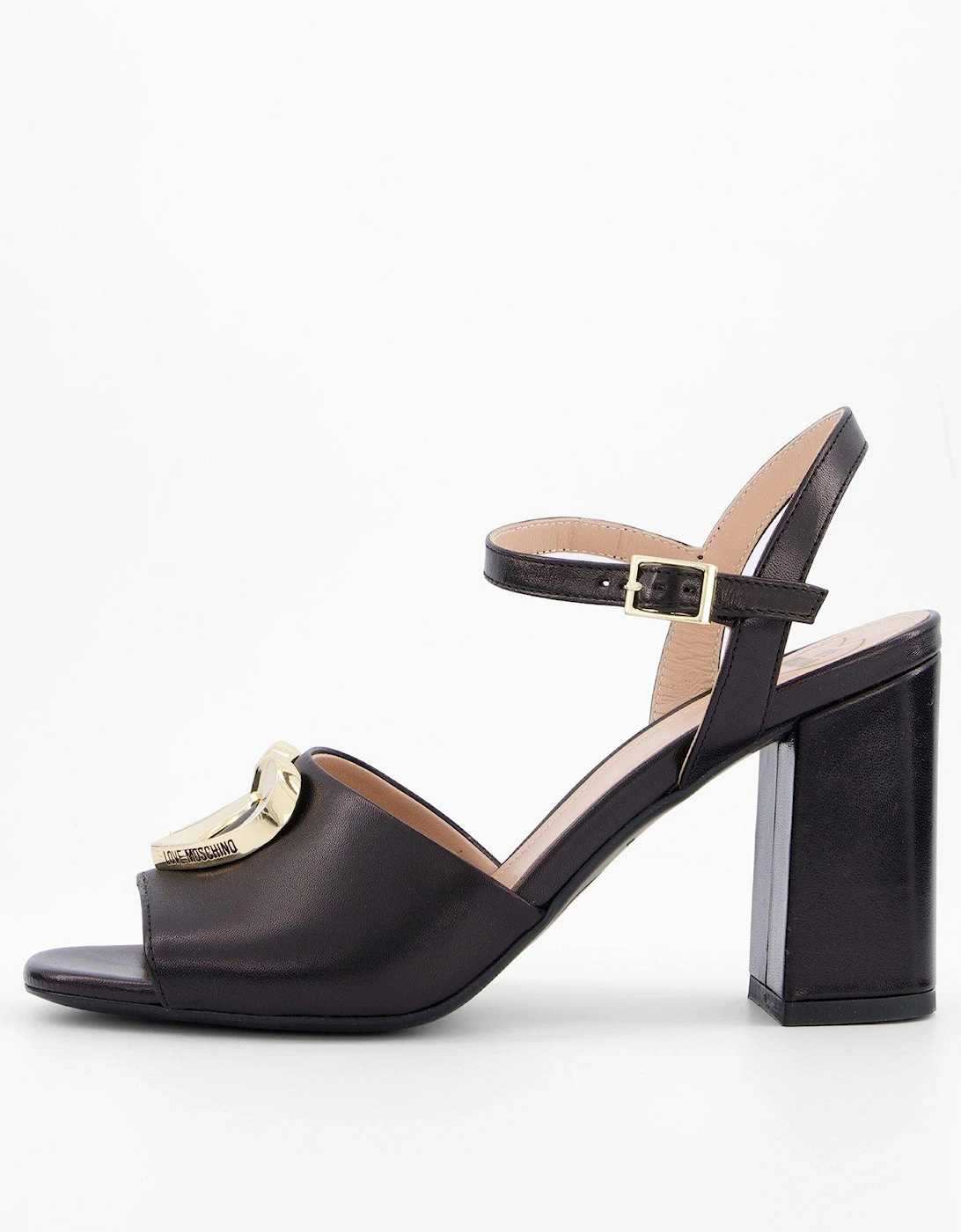 Block Heeled Sandal - Black, 2 of 1