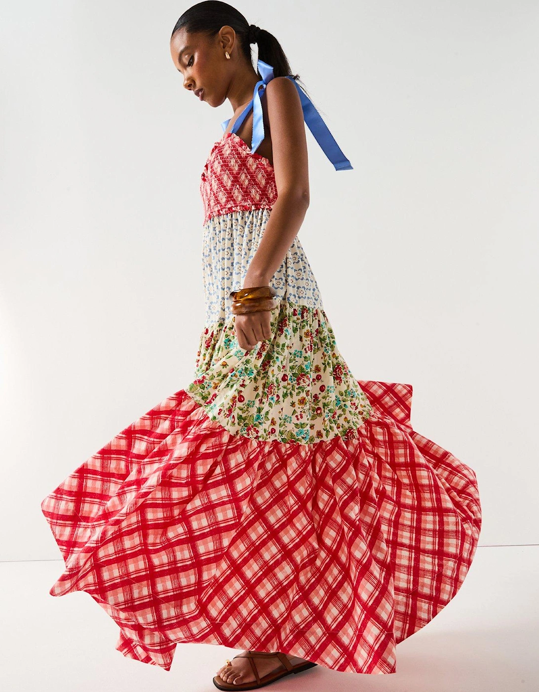Bluebell Tiered Maxi Dress, 2 of 1