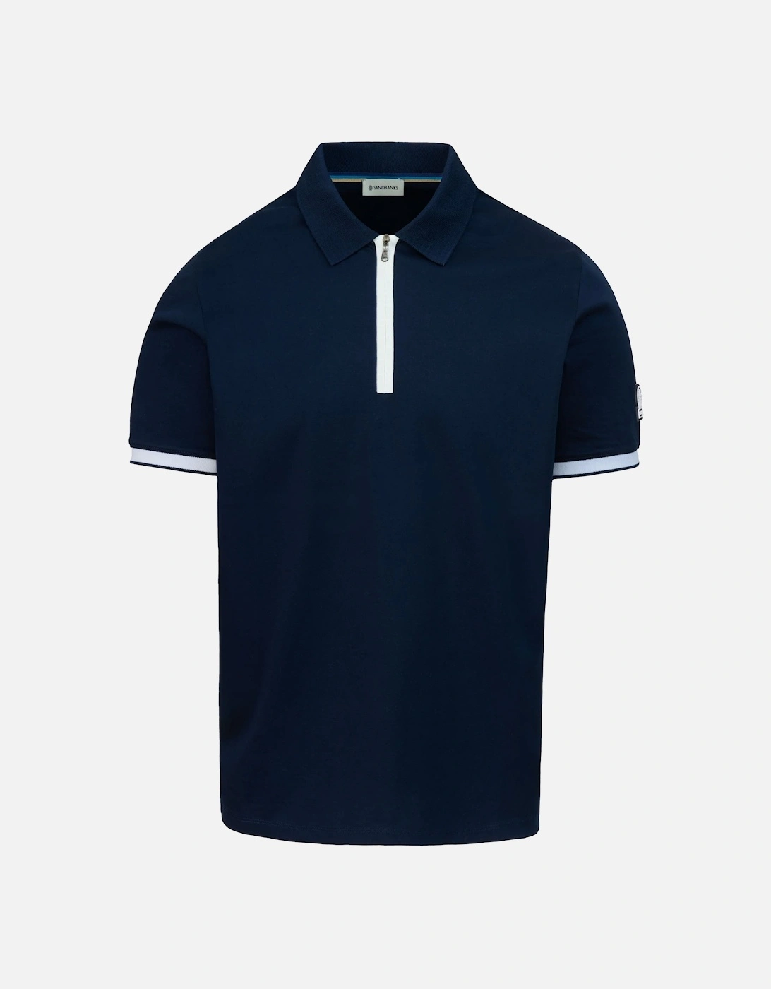 Silicone Zip Polo Navy, 4 of 3