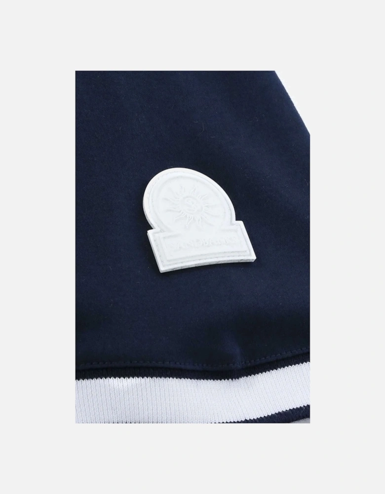 Silicone Zip Polo Navy