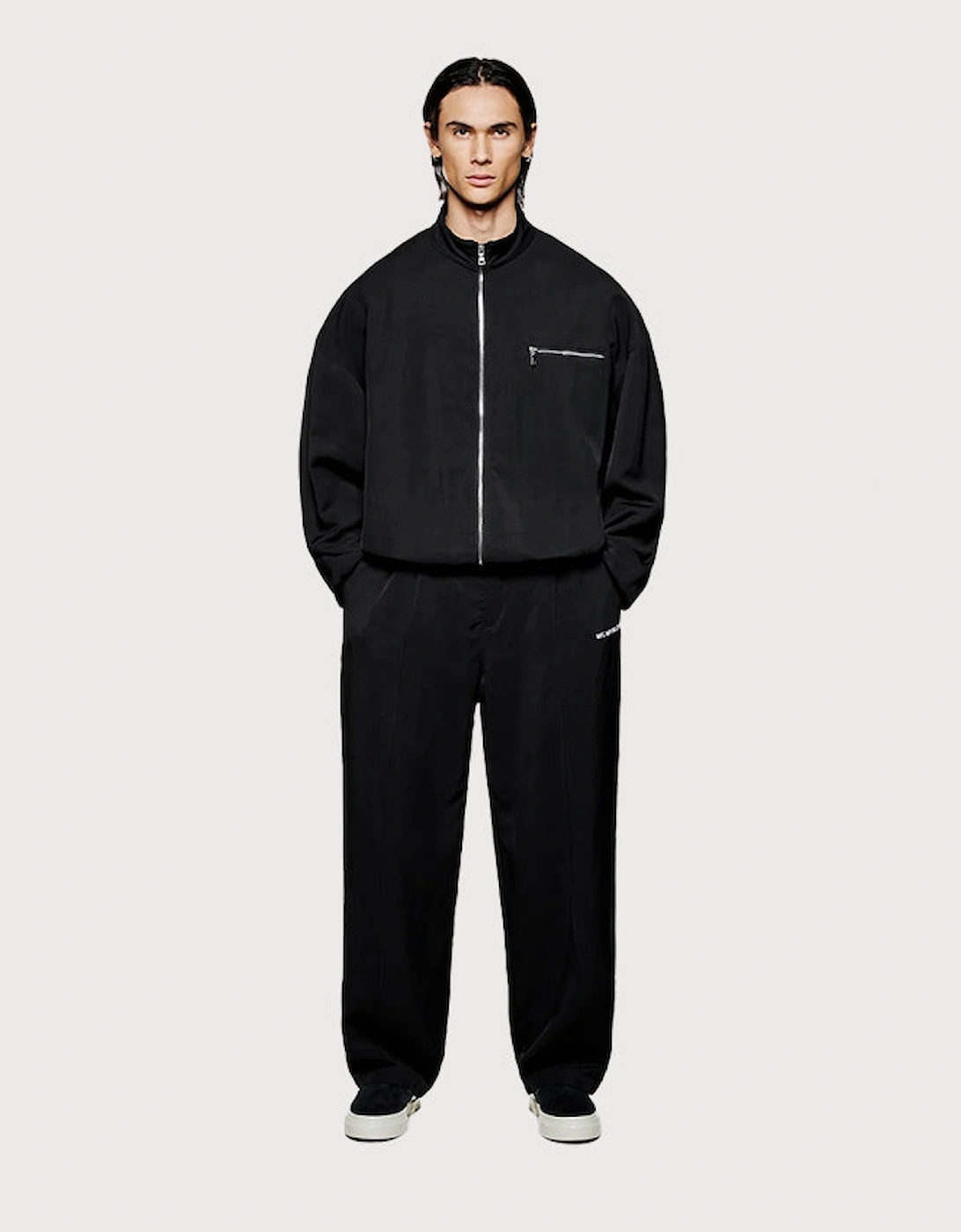 Viscose Linen Track Jacket