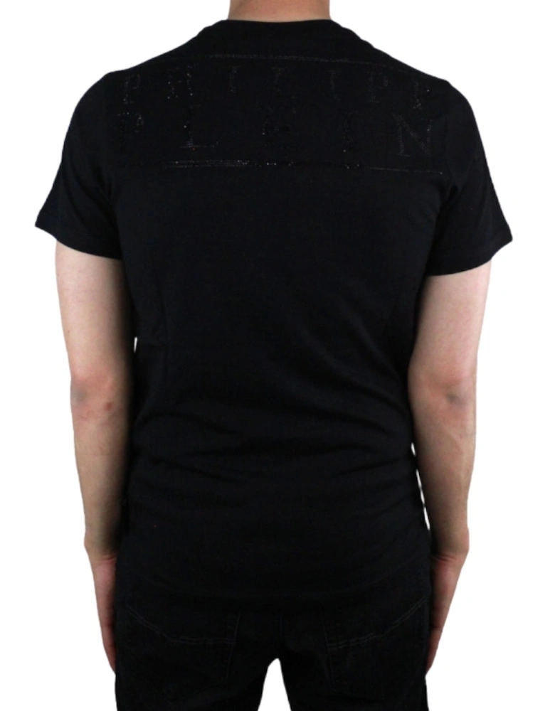 Ghost-s Monotone Black Design Black T-Shirt