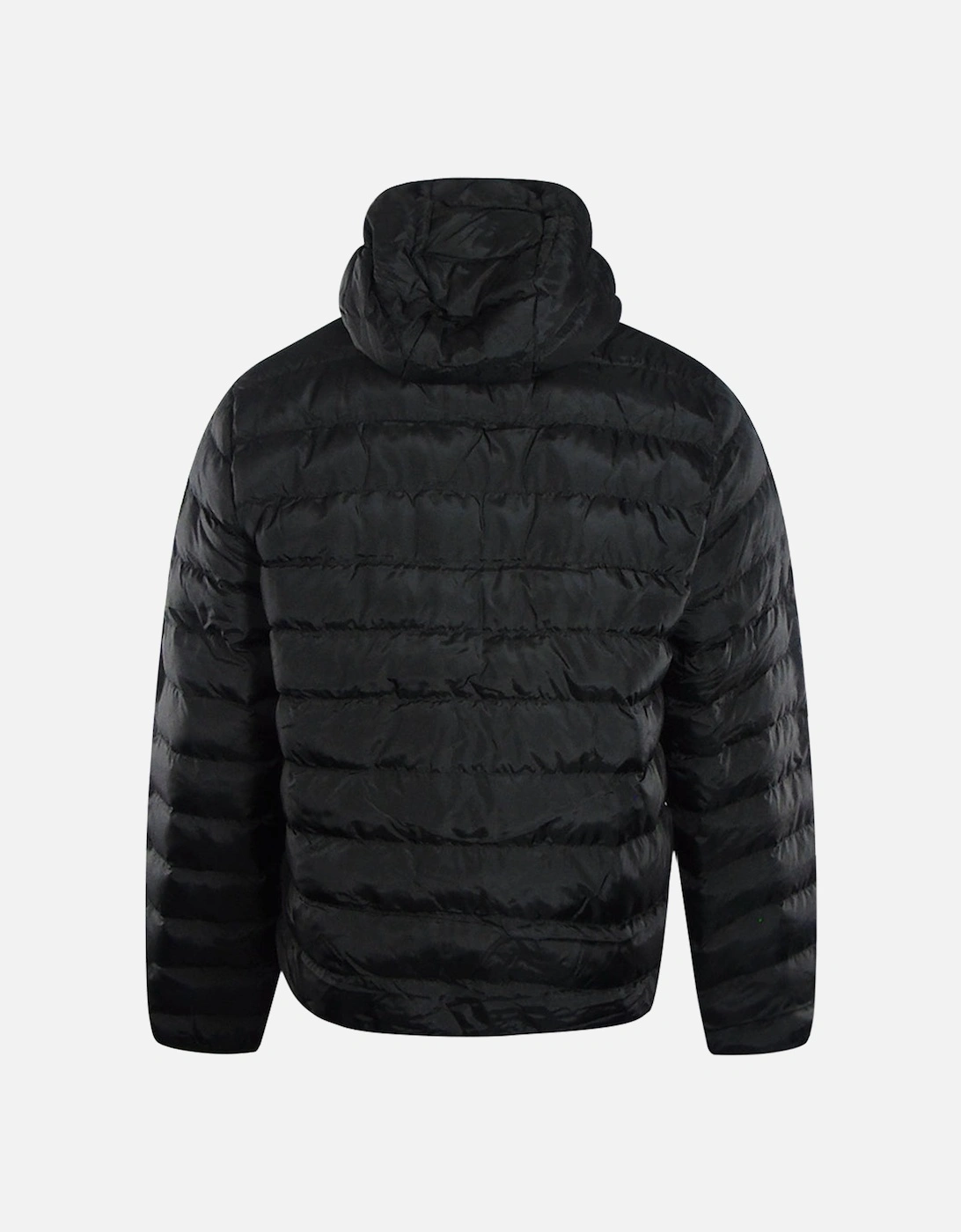 Black Padded Plain Jacket