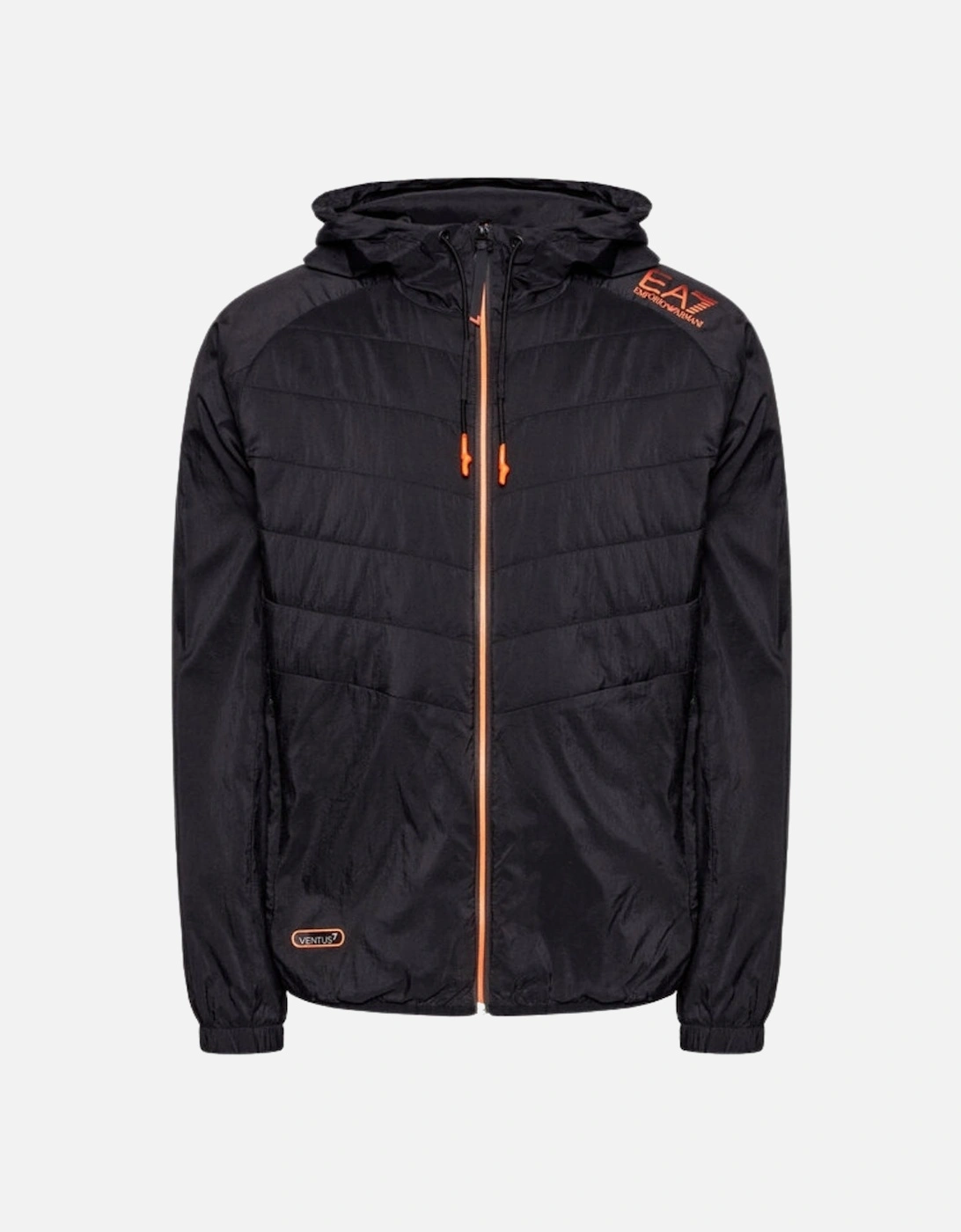Lightweight Hooded Black Bomber Jacket, 3 of 2