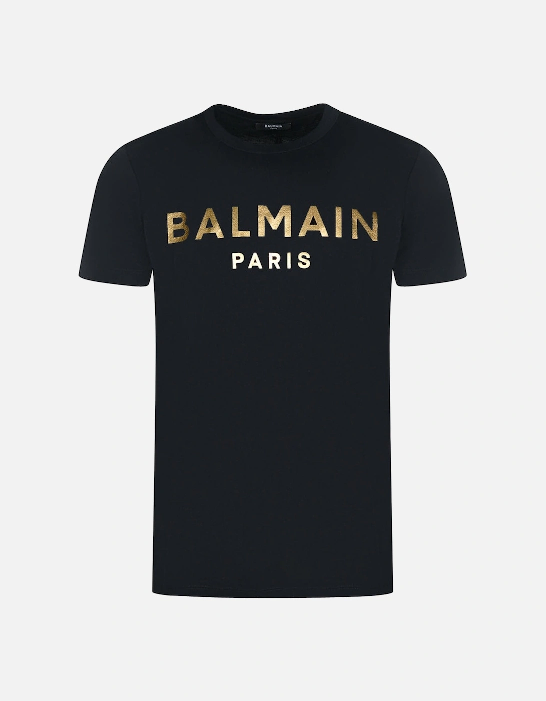 Paris Logo In Gold Black T-Shirt, 2 of 1