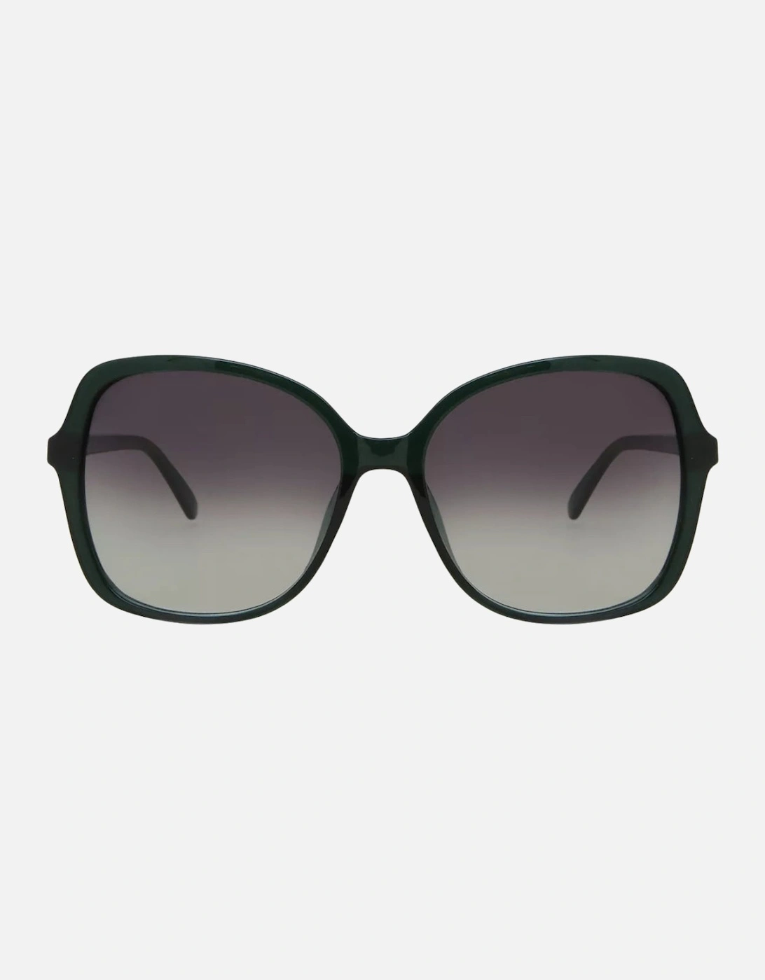 Milky Emerald Frame Grey Gradient Lens Sunglasses, 3 of 2