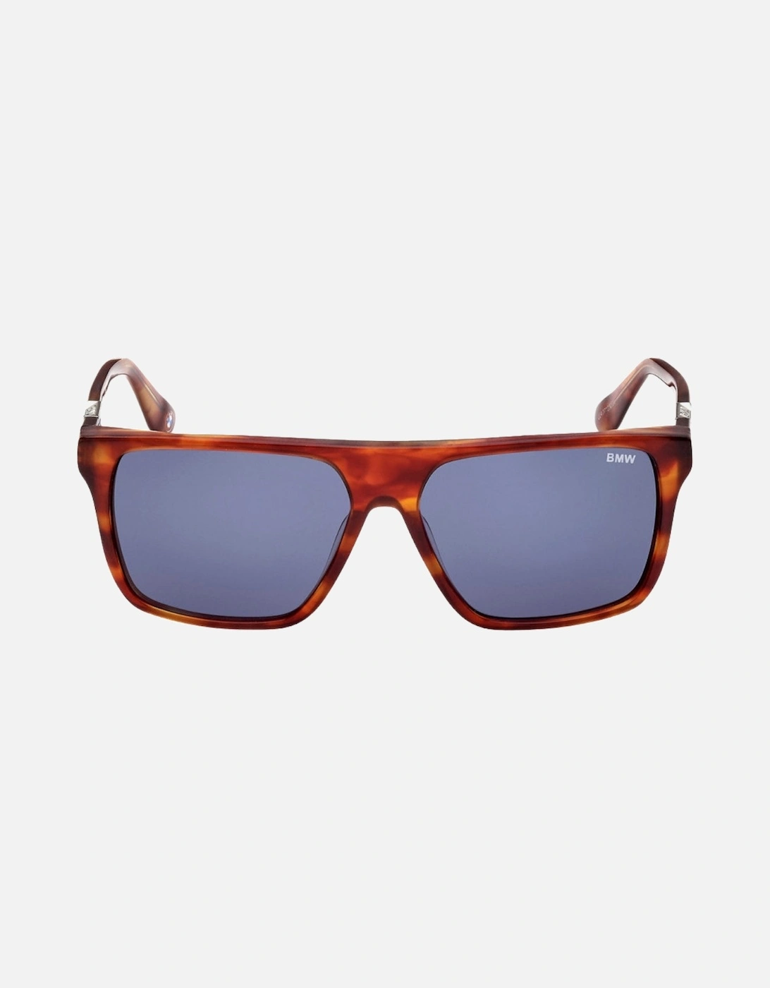 Red Havana Framed Blue Lensed Sunglasses, 3 of 2