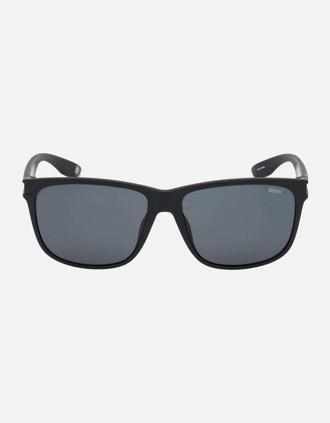 Matte Black Framed Smoke Polarised Lensed Sunglasses, 3 of 2