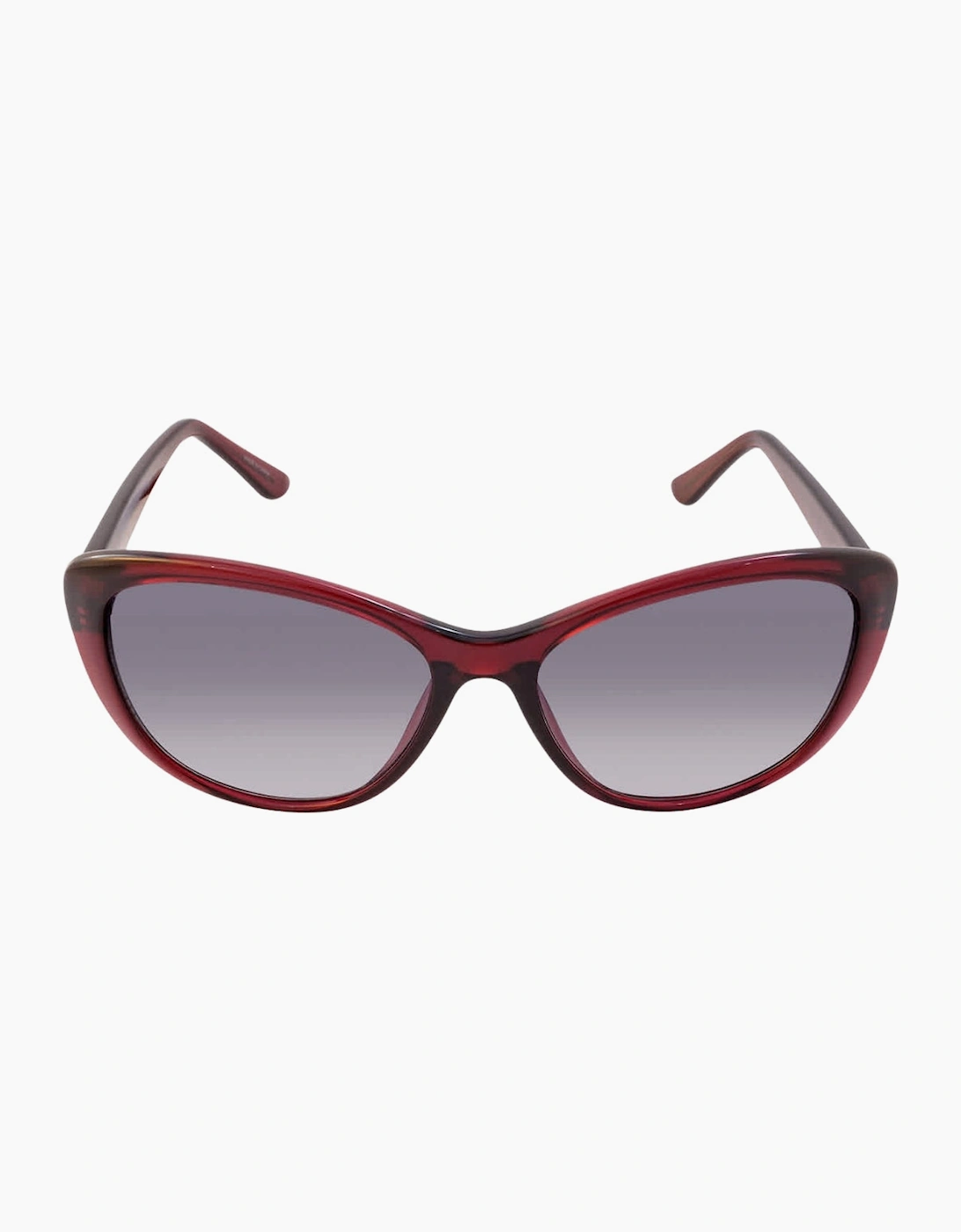 Calvin Klein Women's Burgundy/Grey Milky Framed Gradient Lensed Sunglasses - Size: One Size