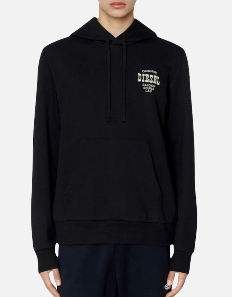 Saloon Logo Black Hoodie