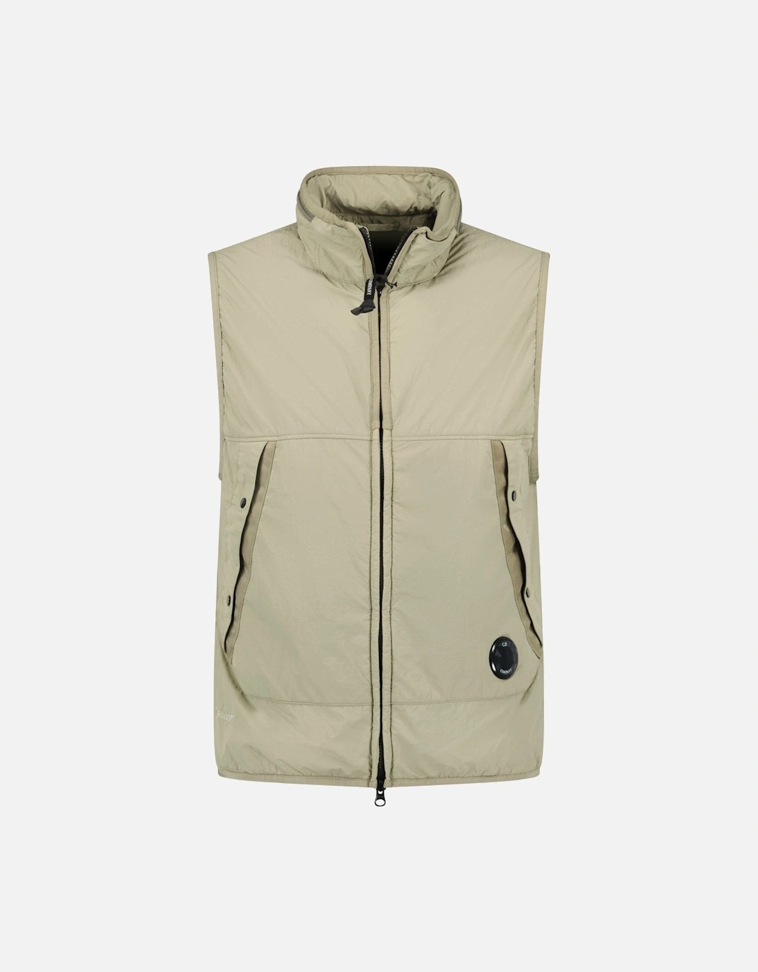 G.D.P. Primaloft Padded Gilet Beige, 5 of 4