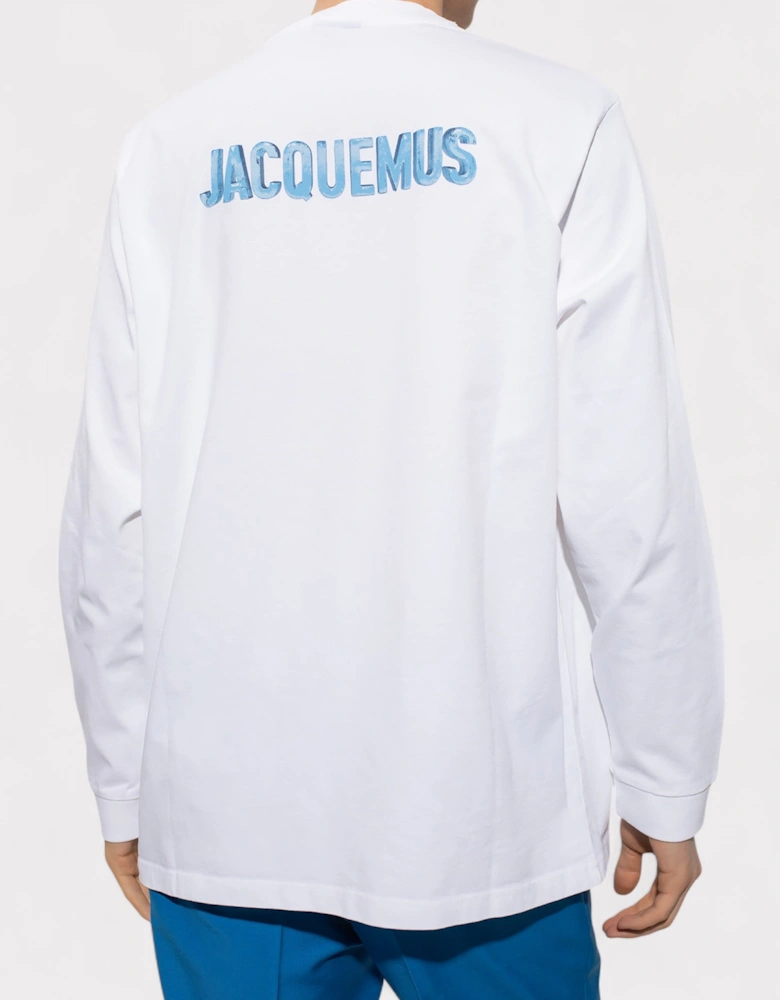 Le T-Shirt Gelo Print Ice White