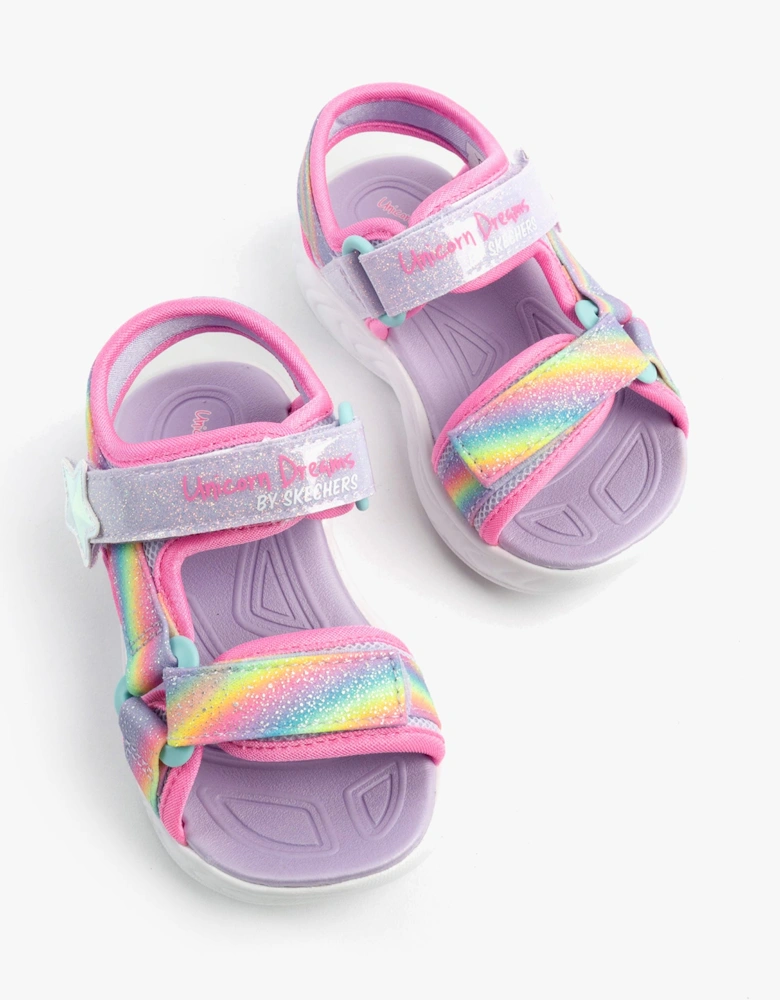 UNICORN DREAMS SANDAL - DREAMY Girls Sandals Lavender Multi