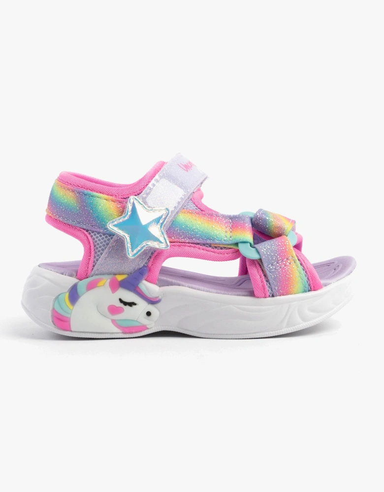 UNICORN DREAMS SANDAL - DREAMY Girls Sandals Lavender Multi
